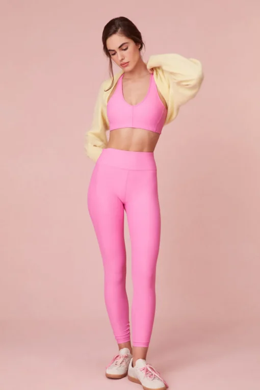 Women LoveShackFancy Jutta High-Rise Performance Leggings