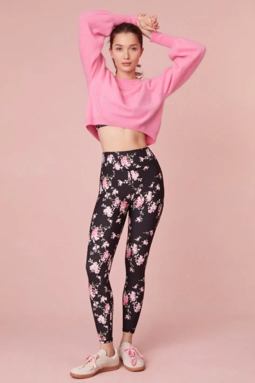 Women LoveShackFancy Jutta High-Rise Performance Floral Leggings
