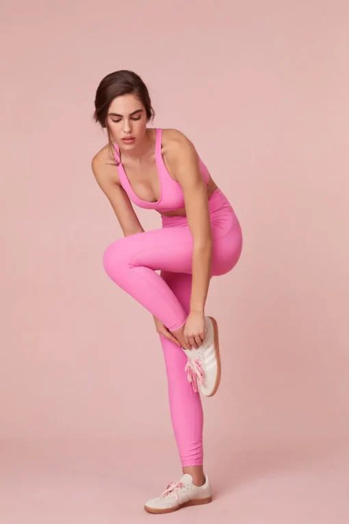 Women LoveShackFancy Jutta High-Rise Performance Leggings