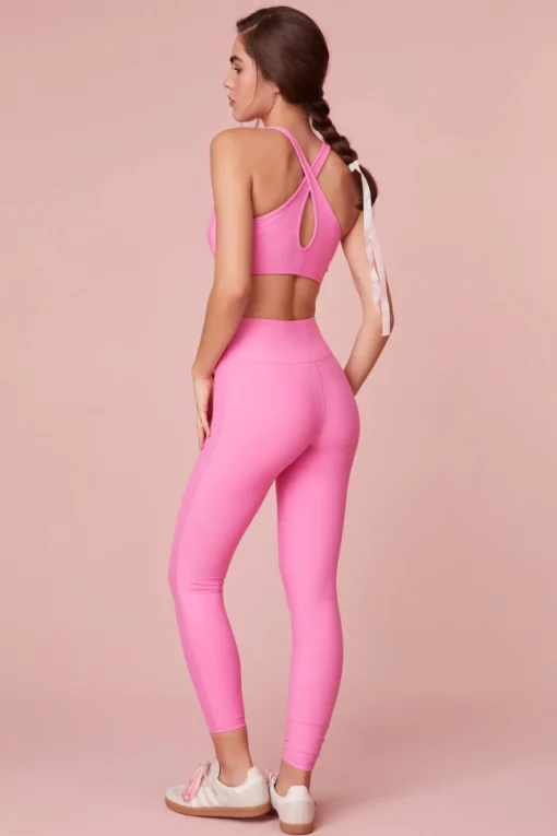 Women LoveShackFancy Jutta High-Rise Performance Leggings