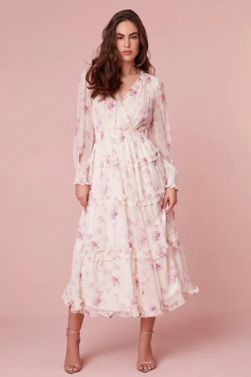 Women LoveShackFancy Kailo Midi Dress