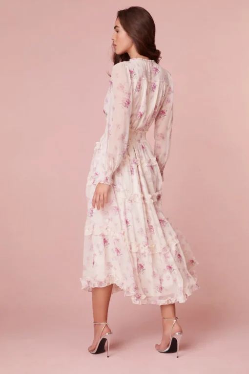 Women LoveShackFancy Kailo Midi Dress