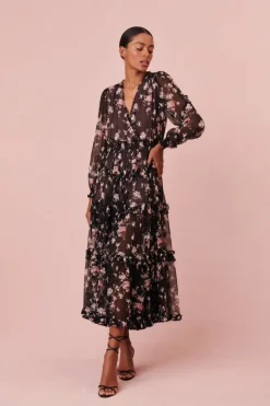 Women LoveShackFancy Kailo Midi Dress