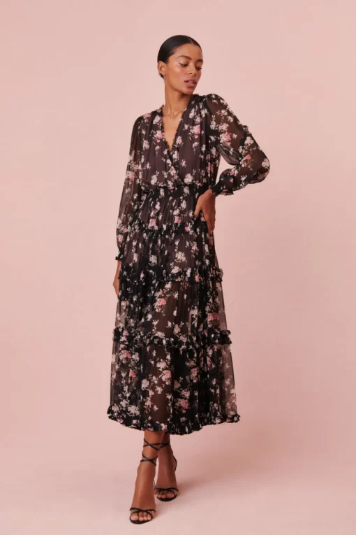 Women LoveShackFancy Kailo Midi Dress