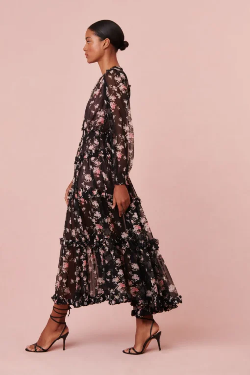Women LoveShackFancy Kailo Midi Dress