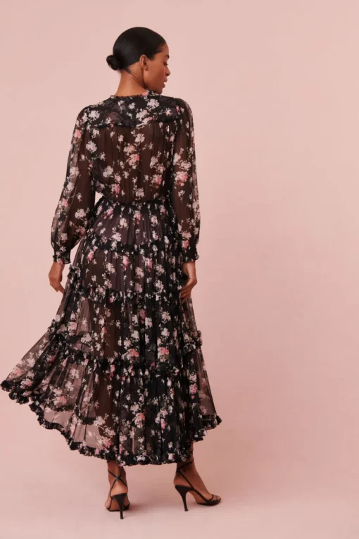 Women LoveShackFancy Kailo Midi Dress