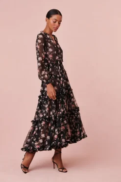Women LoveShackFancy Kailo Midi Dress