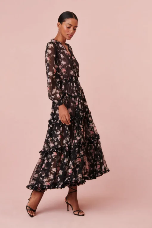 Women LoveShackFancy Kailo Midi Dress