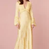 Women LoveShackFancy Kalona Silk Jacquard Maxi Dress