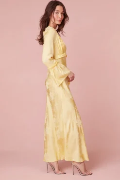 Women LoveShackFancy Kalona Silk Jacquard Maxi Dress