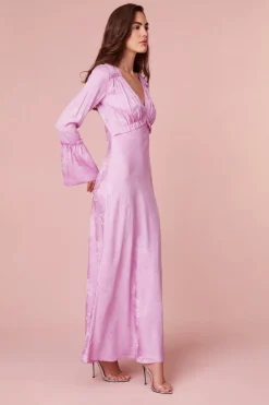 Women LoveShackFancy Kalona Silk Jacquard Maxi Dress
