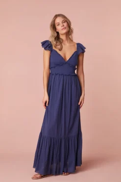 Women LoveShackFancy Katina Cotton Maxi Dress