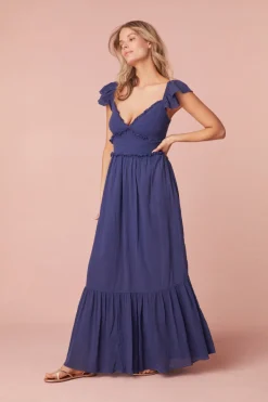Women LoveShackFancy Katina Cotton Maxi Dress