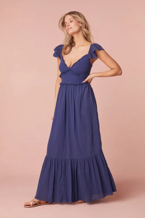Women LoveShackFancy Katina Cotton Maxi Dress