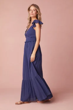 Women LoveShackFancy Katina Cotton Maxi Dress