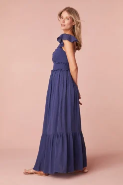 Women LoveShackFancy Katina Cotton Maxi Dress