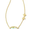 LoveShackFancy Kendra Scott X Gold Elisa Necklace