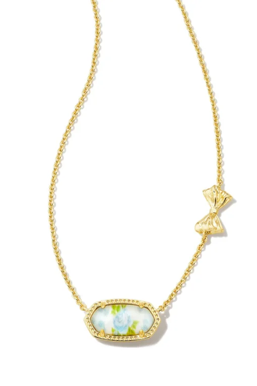 LoveShackFancy Kendra Scott X Gold Elisa Necklace