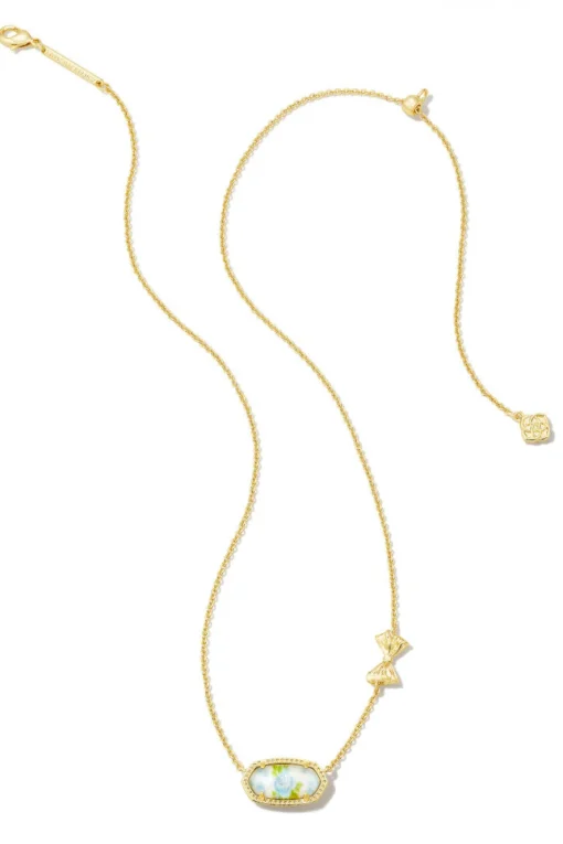 LoveShackFancy Kendra Scott X Gold Elisa Necklace