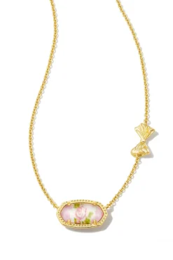 LoveShackFancy Kendra Scott X Gold Elisa Necklace