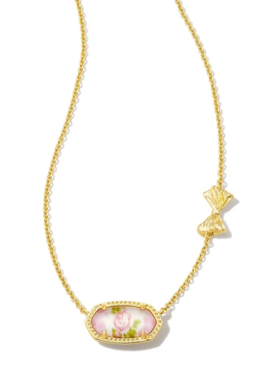 LoveShackFancy Kendra Scott X Gold Elisa Necklace