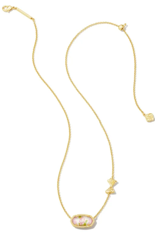LoveShackFancy Kendra Scott X Gold Elisa Necklace