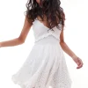 Women LoveShackFancy Kerielle Eyelet Mini Dress