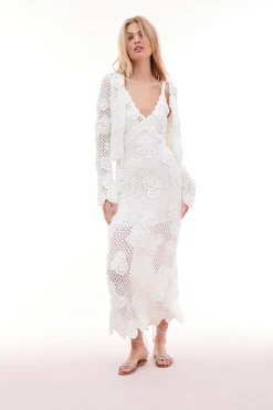 Women LoveShackFancy Kylan Crochet Cardigan