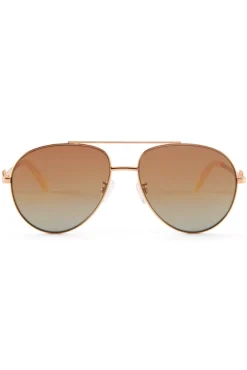LoveShackFancy Lalita Aviator Sunglasses