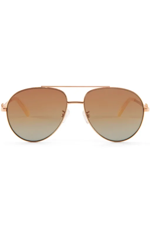 LoveShackFancy Lalita Aviator Sunglasses