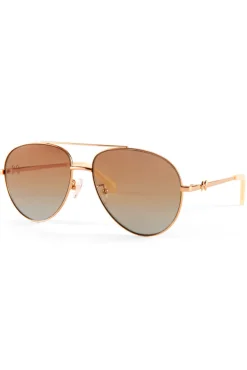 LoveShackFancy Lalita Aviator Sunglasses
