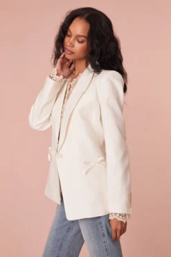 Women LoveShackFancy Lamia Tailored Suit Jacket