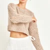 LoveShackFancy Larson Alpaca Crop Pullover