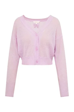 Women LoveShackFancy Lawrence Knit Bow Cardigan