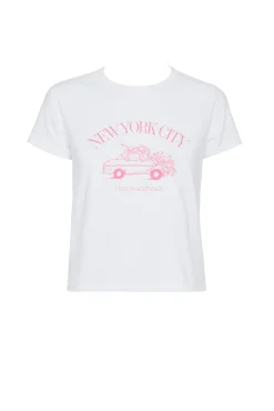 Women LoveShackFancy Lia City Graphic Tee