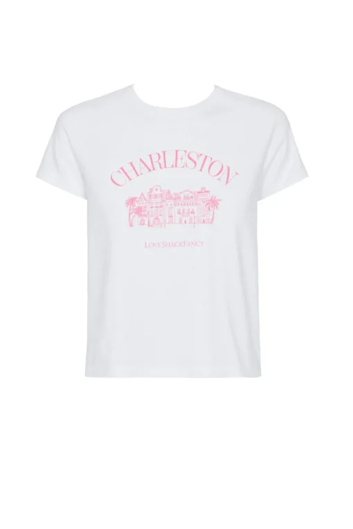Women LoveShackFancy Lia City Graphic Tee