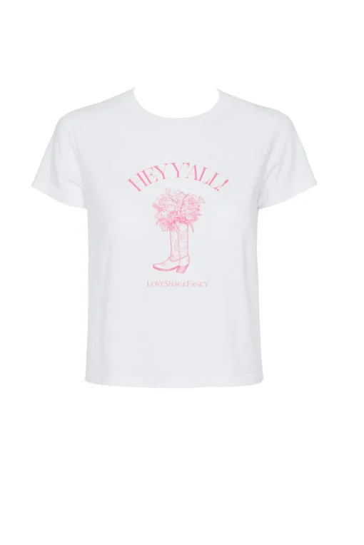 Women LoveShackFancy Lia City Graphic Tee