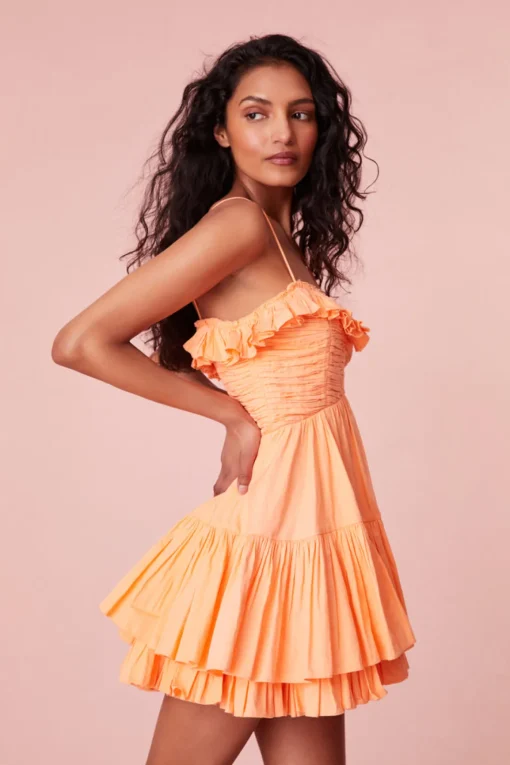 Women LoveShackFancy Linny Mini Dress