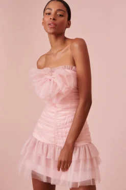 Women LoveShackFancy Lolisa Mini Tulle Dress