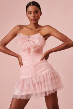 Women LoveShackFancy Lolisa Mini Tulle Dress