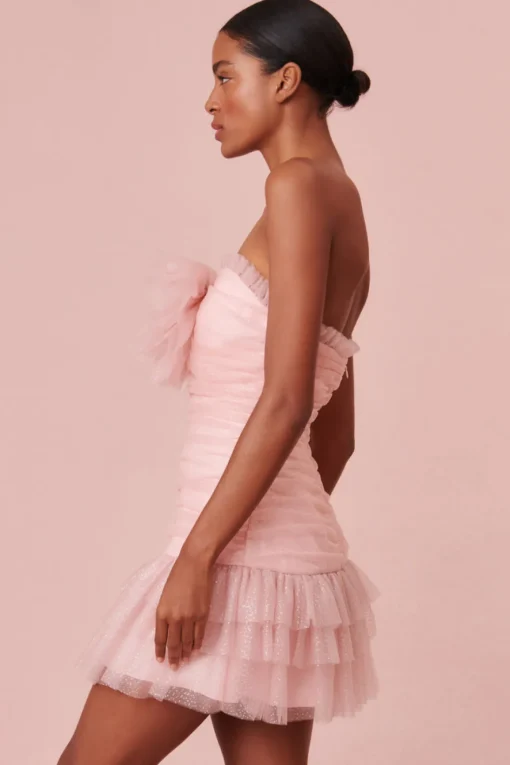 Women LoveShackFancy Lolisa Mini Tulle Dress