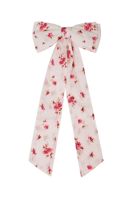 LoveShackFancy Lorna Floral Barrette Bow