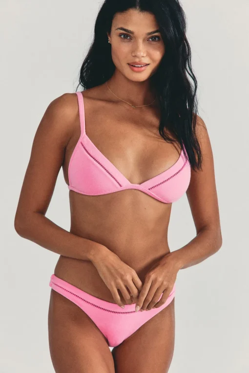 Women LoveShackFancy X Hurley Reversible Cheeky Bikini Bottom