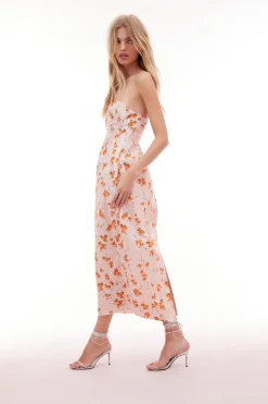 Women LoveShackFancy Luxie Floral Midi Dress