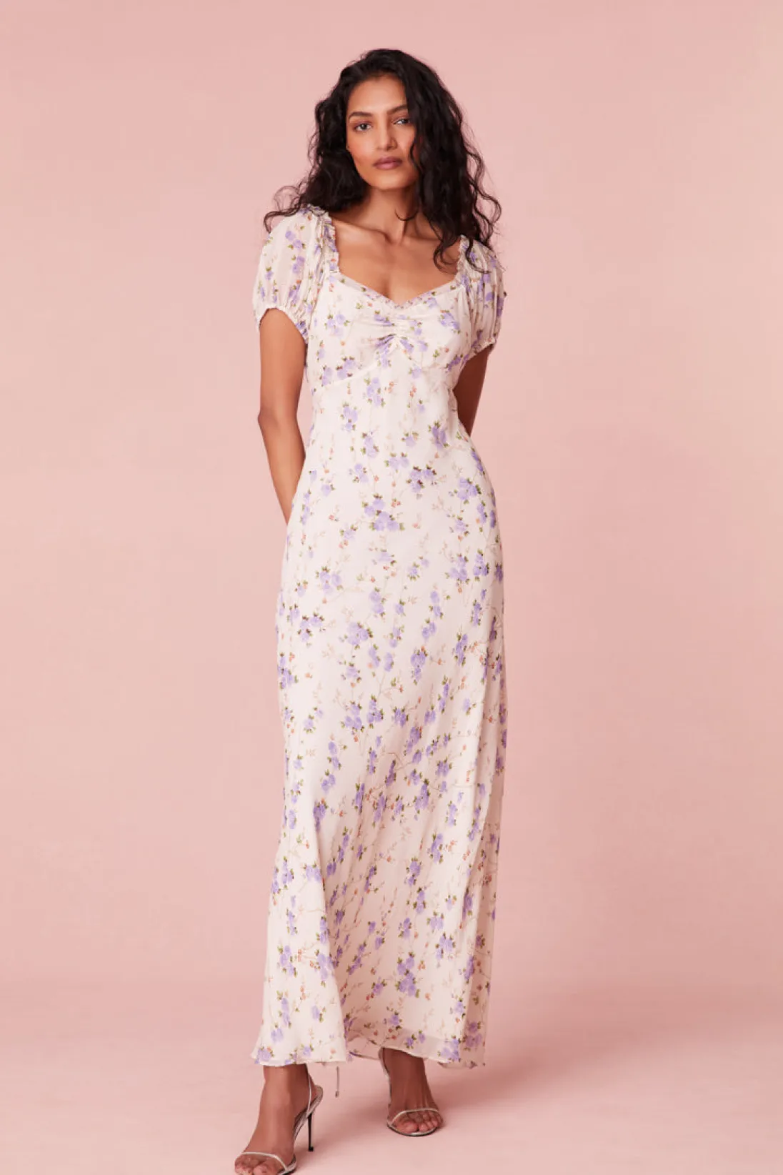 Women LoveShackFancy Madara Floral Maxi Dress
