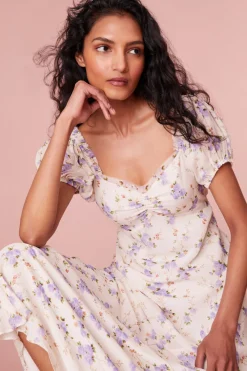 Women LoveShackFancy Madara Floral Maxi Dress