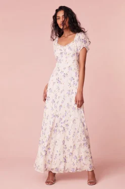 Women LoveShackFancy Madara Floral Maxi Dress