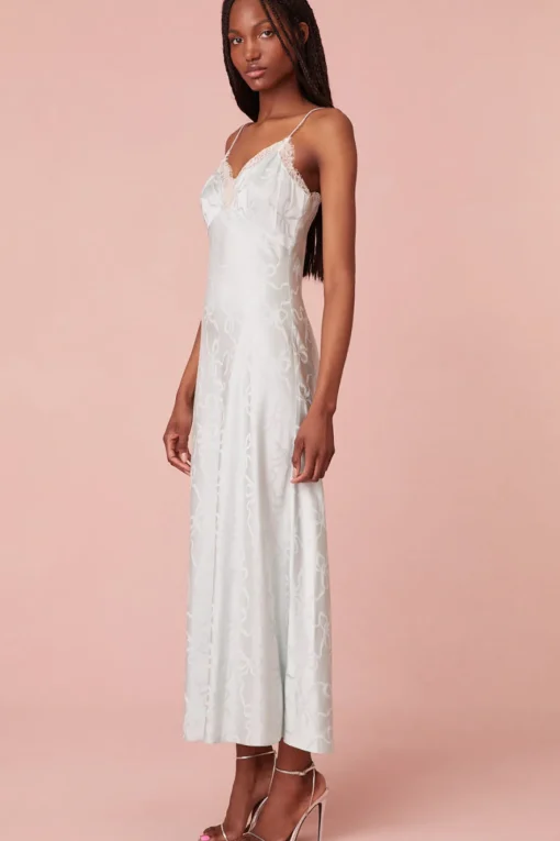 Women LoveShackFancy Manuela Midi Slip Dress