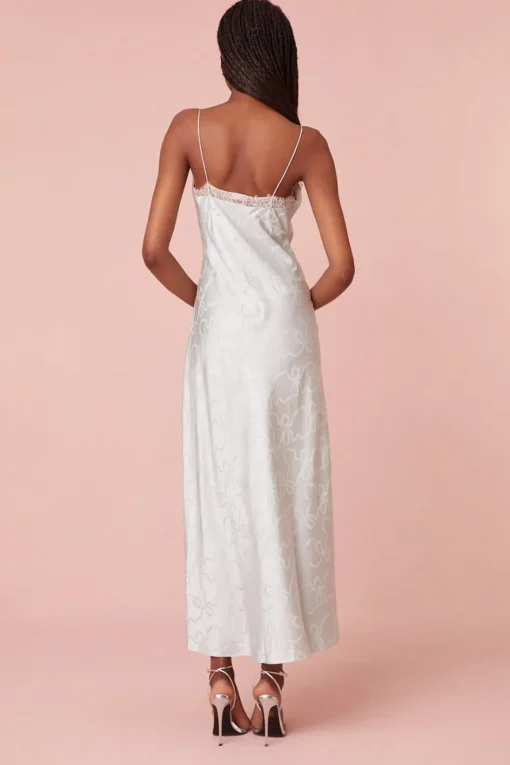 Women LoveShackFancy Manuela Midi Slip Dress