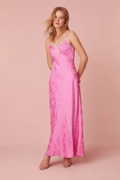 Women LoveShackFancy Manuela Midi Slip Dress